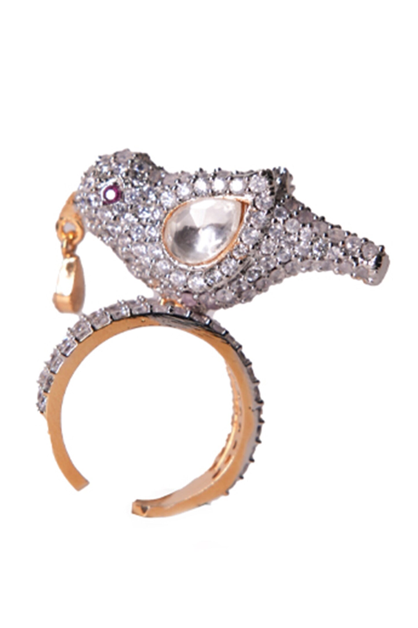 Sharanya Bird Design Ring 