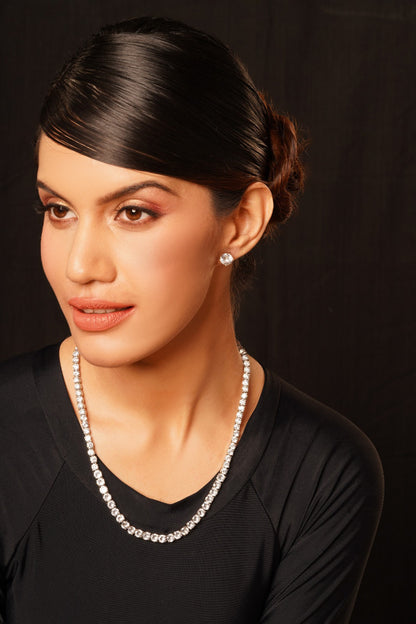 Gold Plated Necklace & Earring Set 