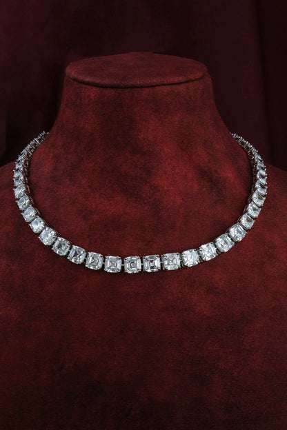 Silver Designer Necklace & Earring Set 