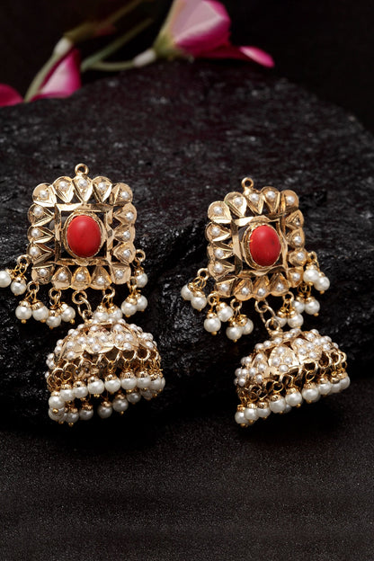 Embellished Jhumki Earrings 