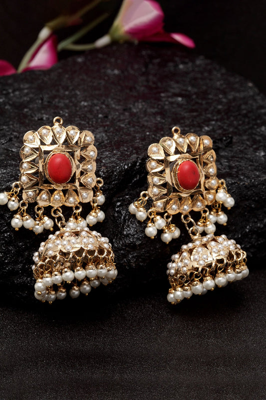 Embellished Jhumki Earrings 