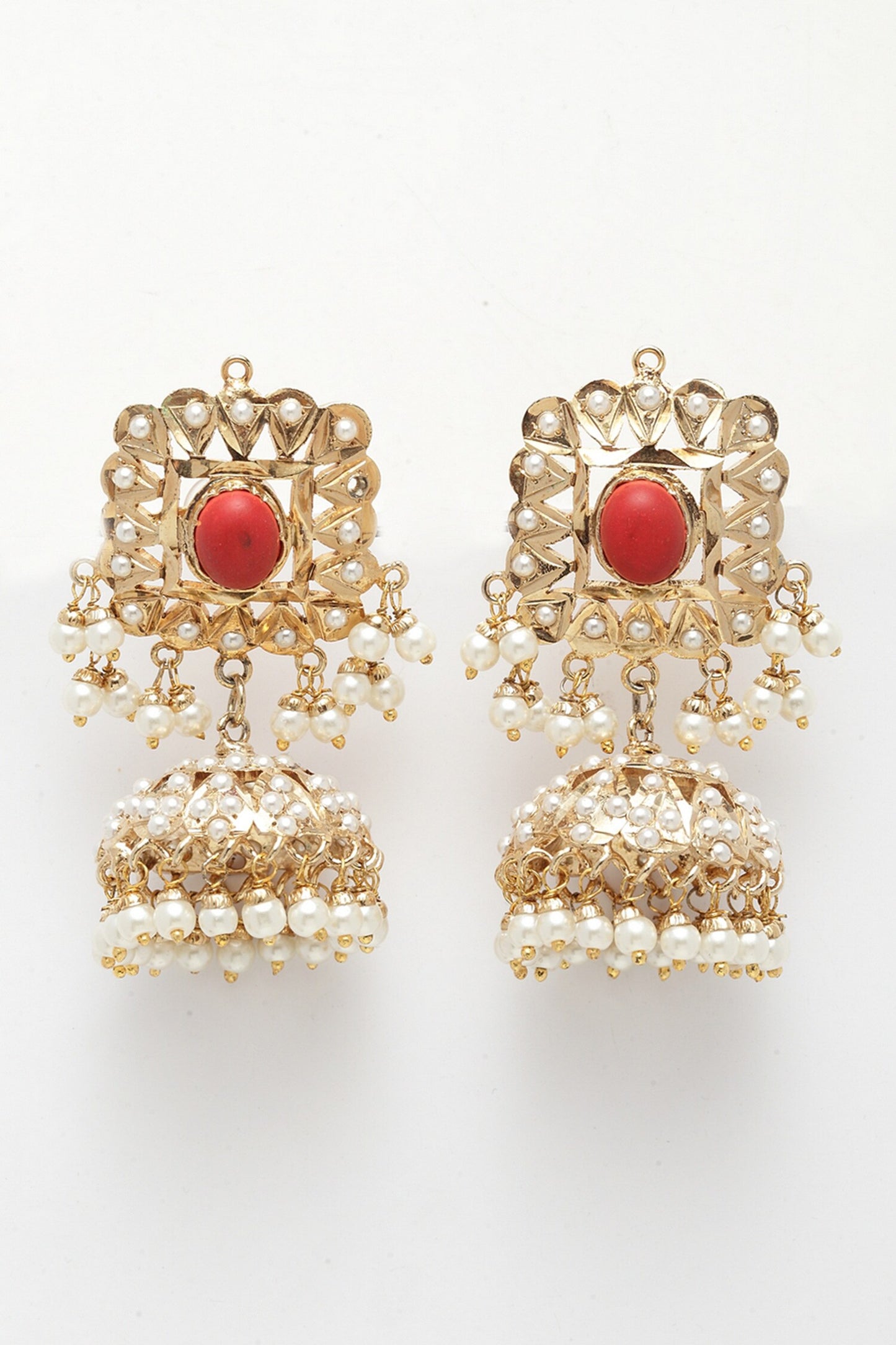 Embellished Jhumki Earrings 