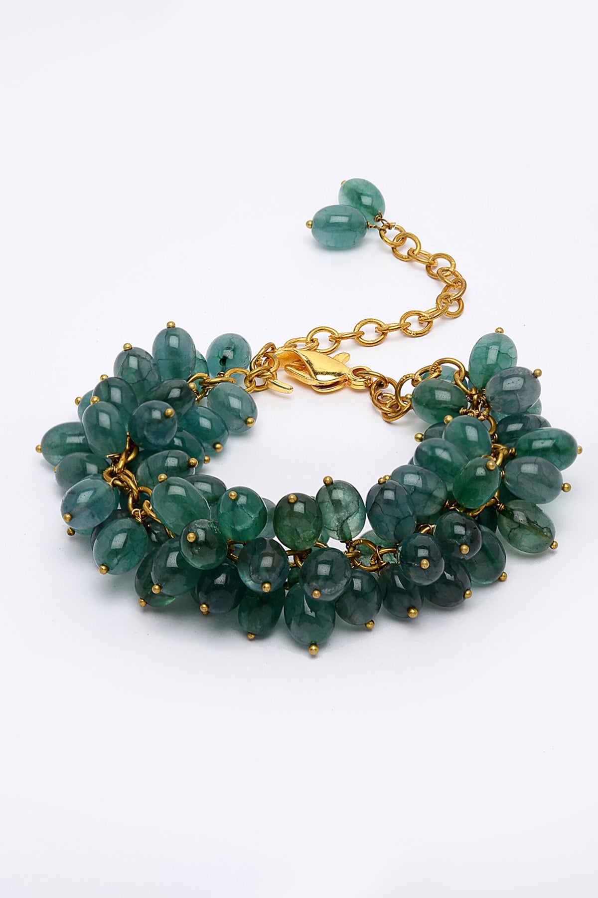 Gold-Plated Fern Bracelet 