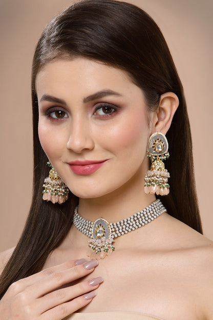 Peaches Jhumka Earrings 