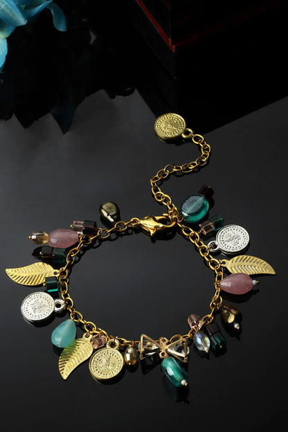 Chartreuse Gold-Plated Bracelet 