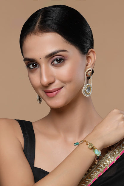 Chartreuse Gold-Plated Bracelet 