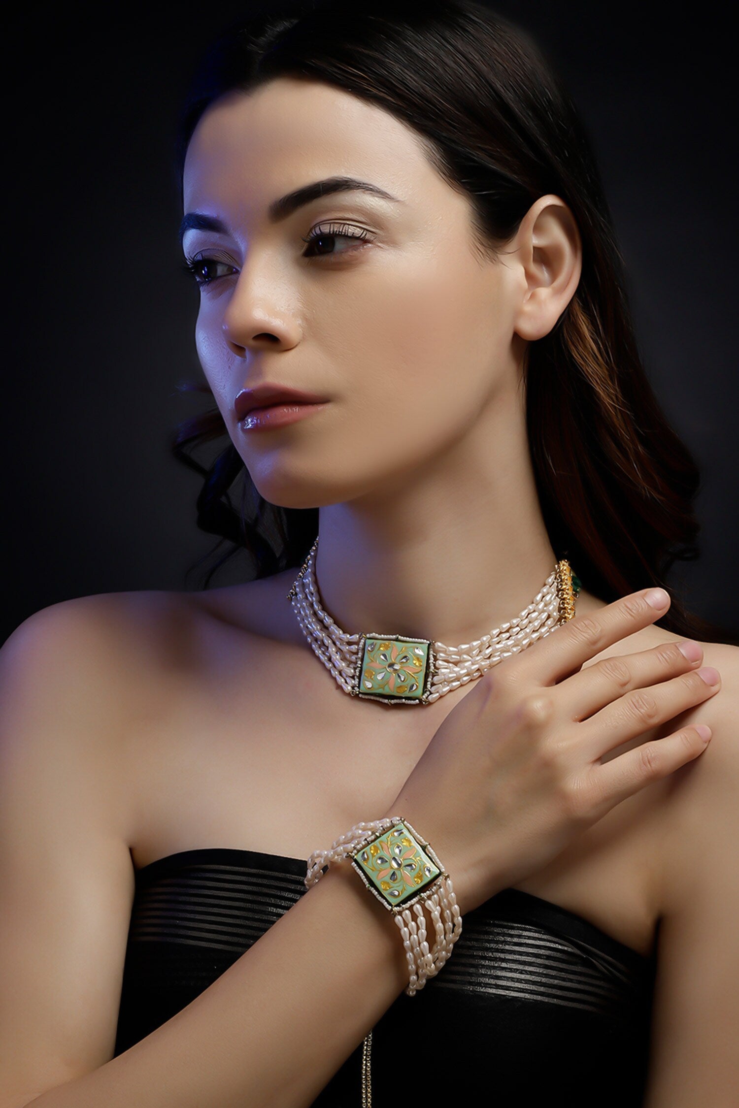 Gold-Plated Aab-e-Gul Bracelet 