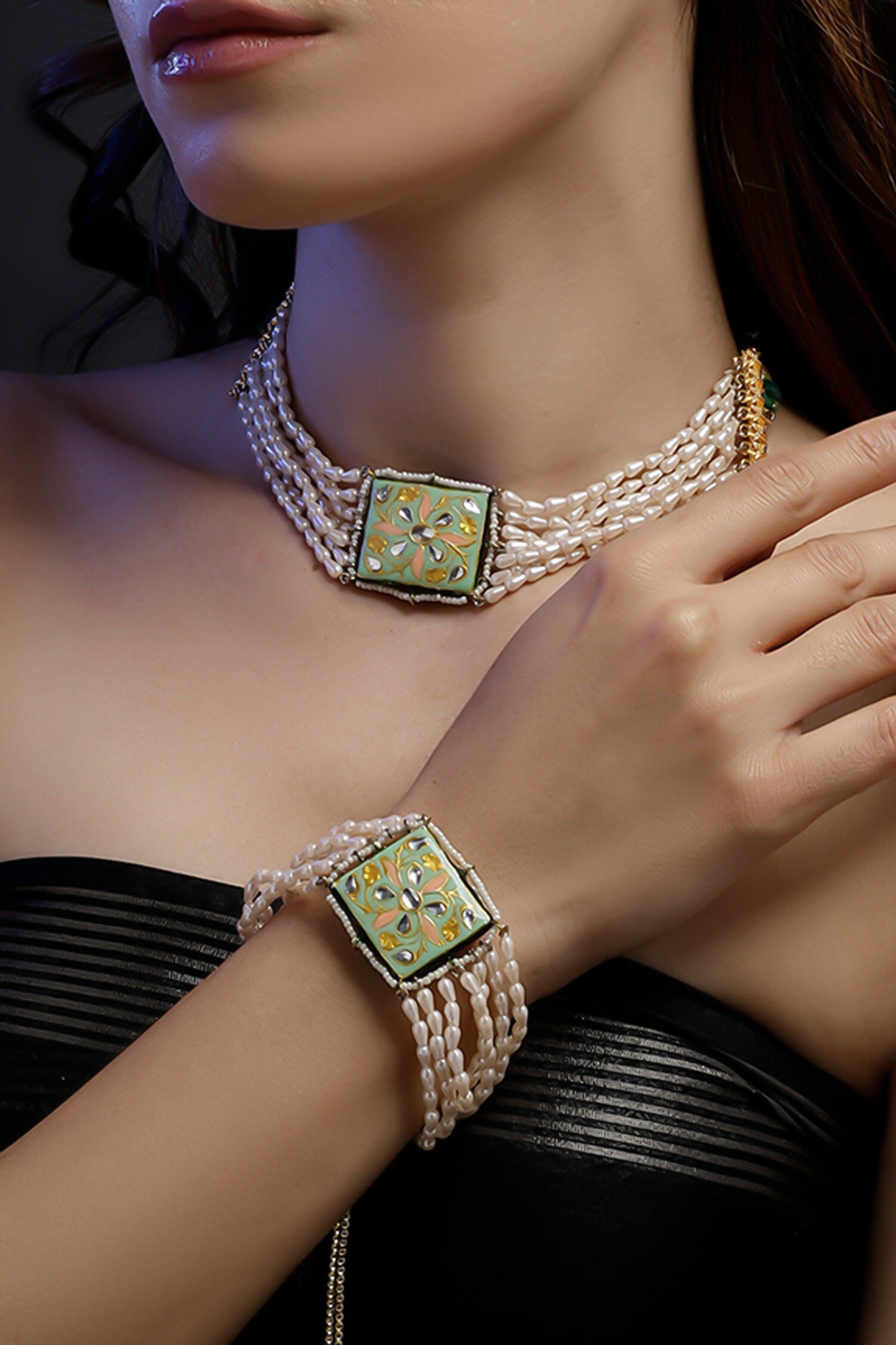 Gold-Plated Aab-e-Gul Bracelet 