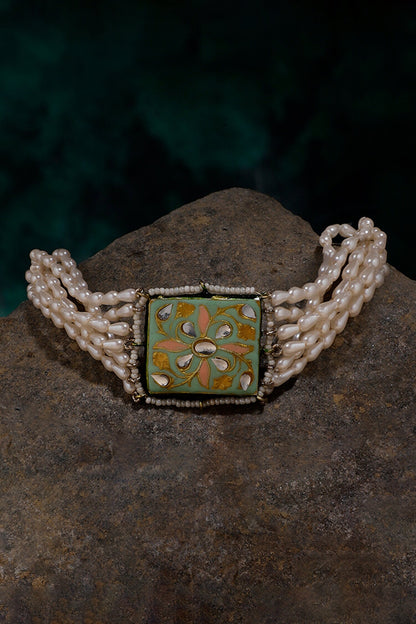 Gold-Plated Aab-e-Gul Bracelet 