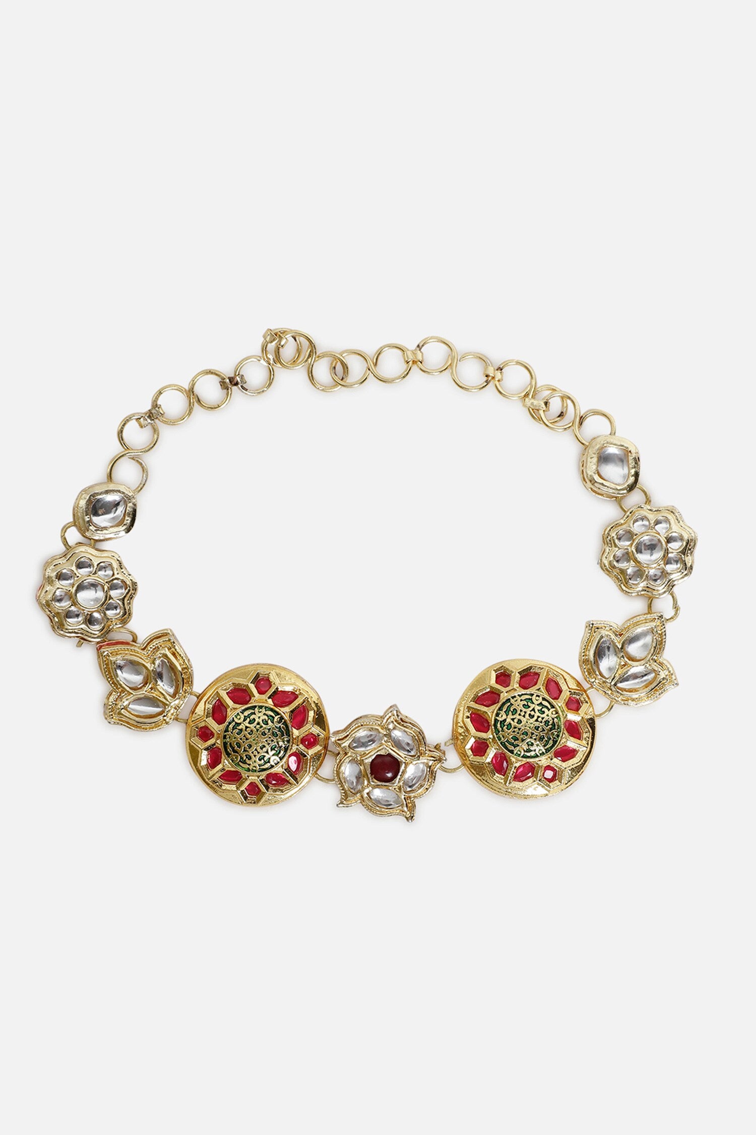 Gold-Plated Roshni-e-Rang Matha Patti 