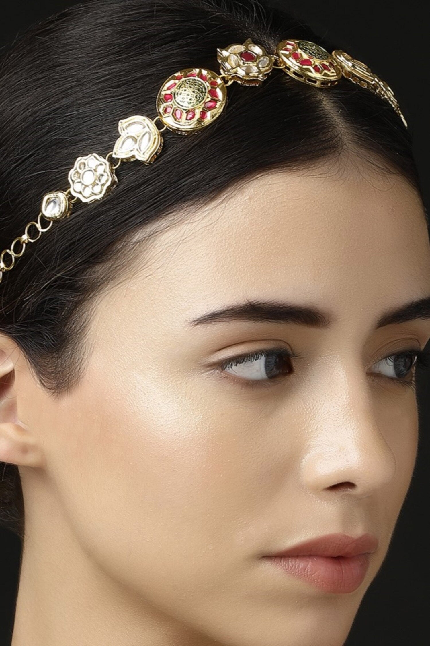 Gold-Plated Roshni-e-Rang Matha Patti 
