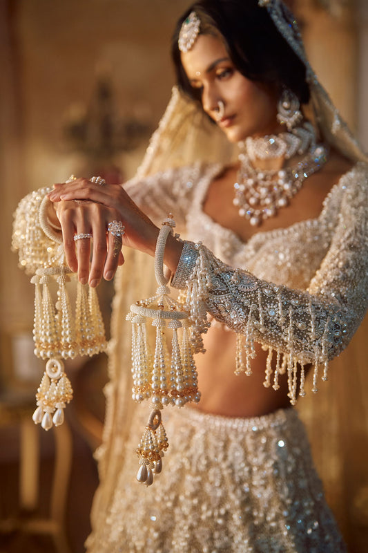 Pearl Embellished Kaliras - Set of 2 