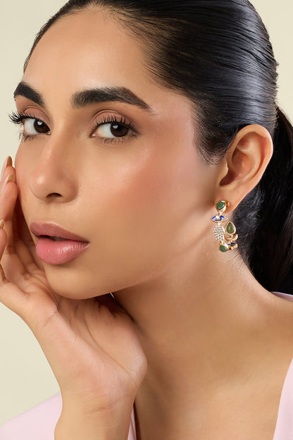 Soul Shield Dangler Earrings 