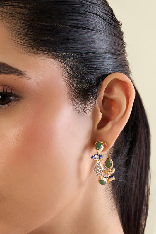 Soul Shield Dangler Earrings 