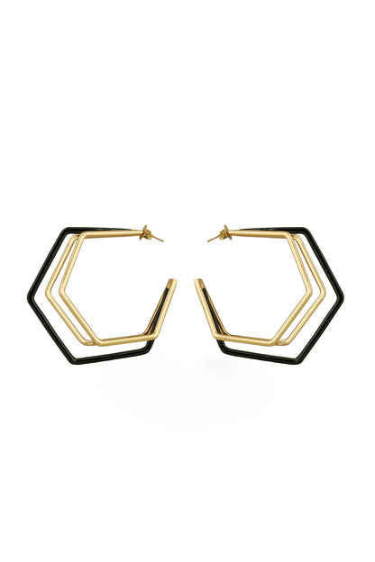 XL Trio Gold Hoops 