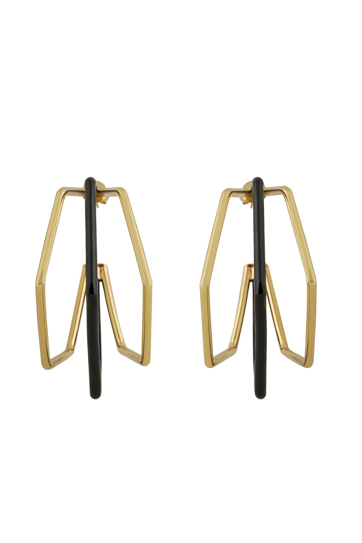 XL Trio Gold Hoops 
