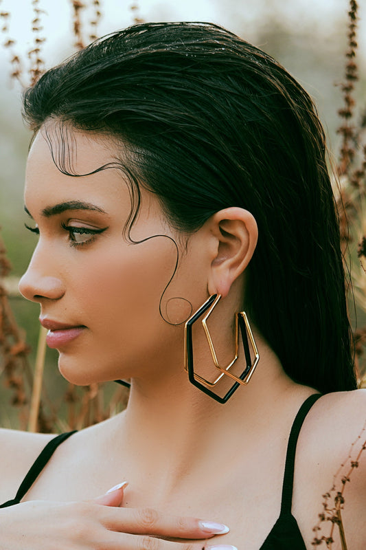 XL Trio Gold Hoops 