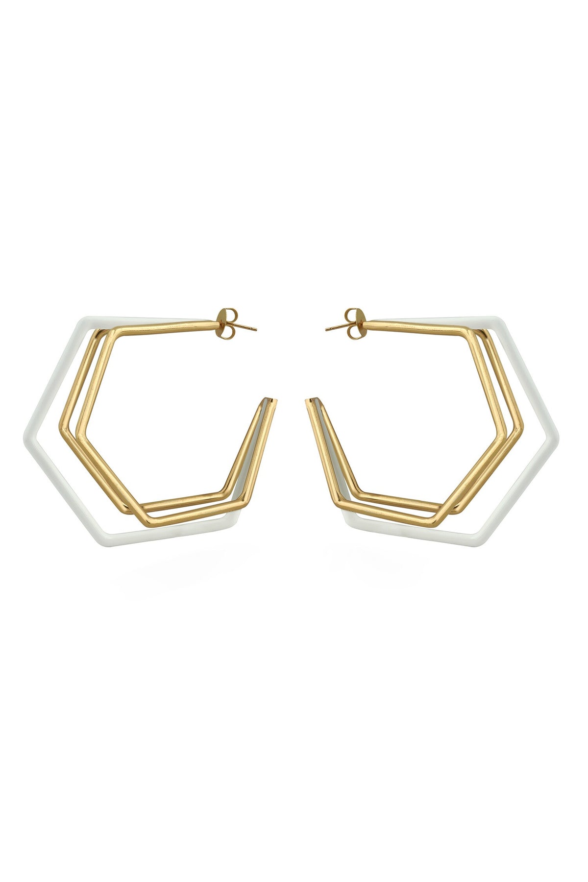 XL Trio Gold Hoops 