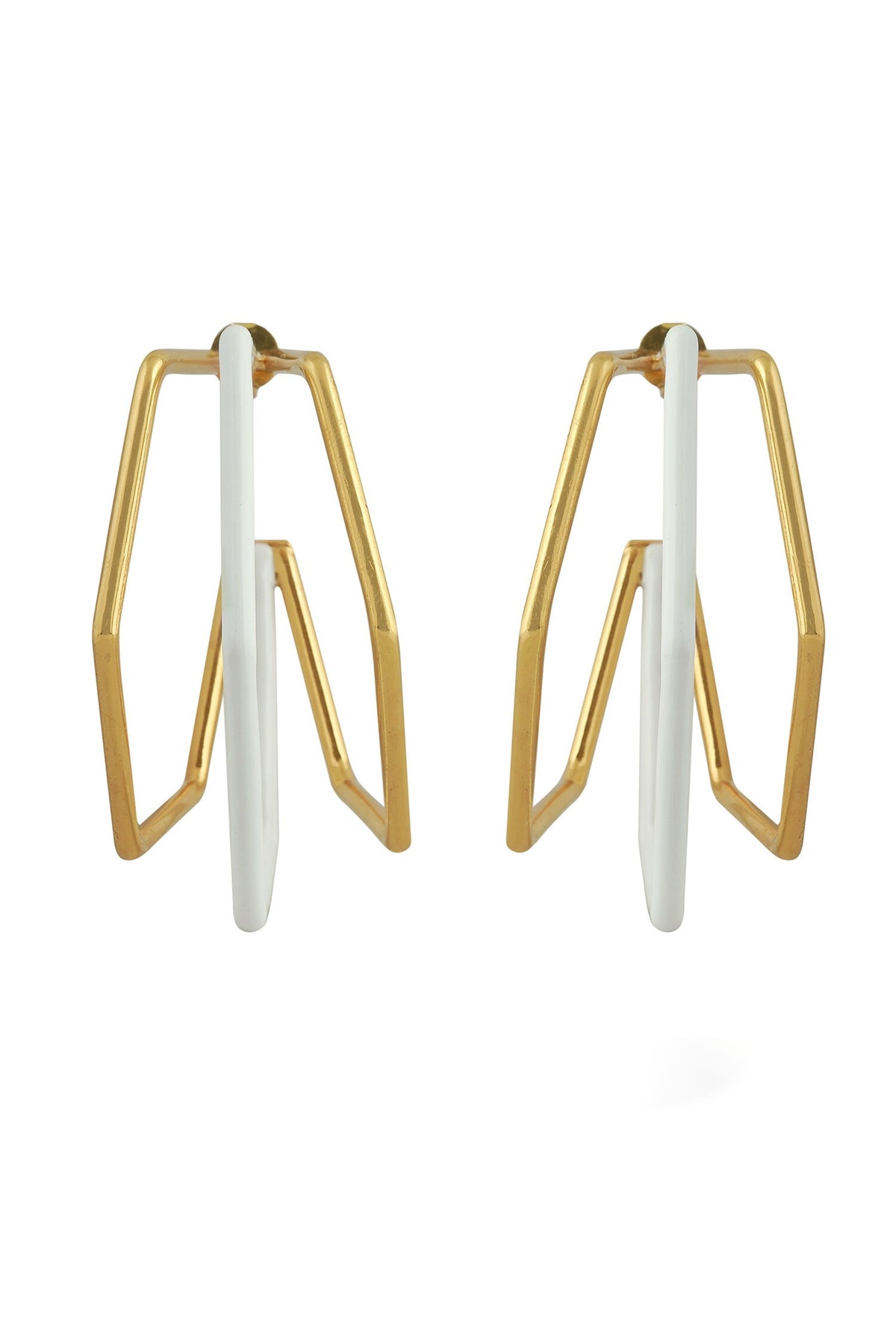 XL Trio Gold Hoops 