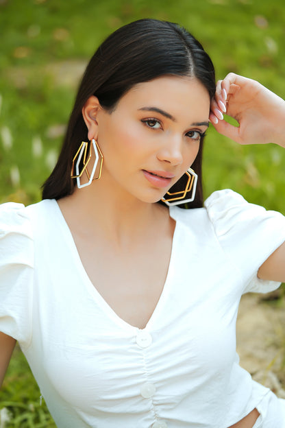 XL Trio Gold Hoops 