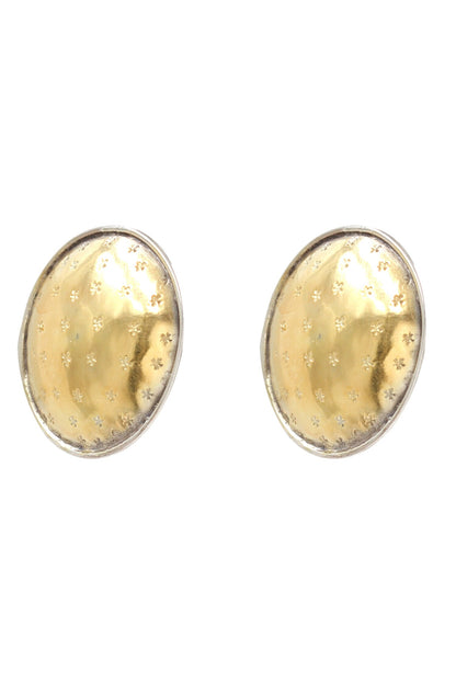 Gold Silver Earrings 
