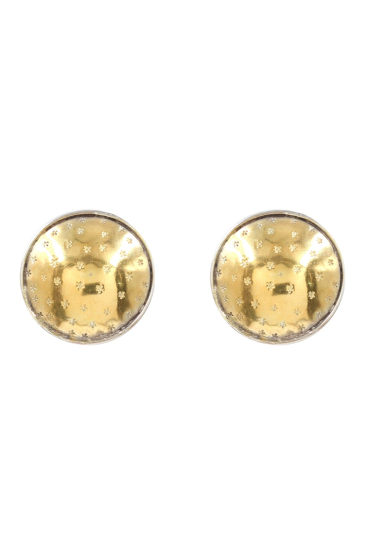 Gold Silver Earrings 
