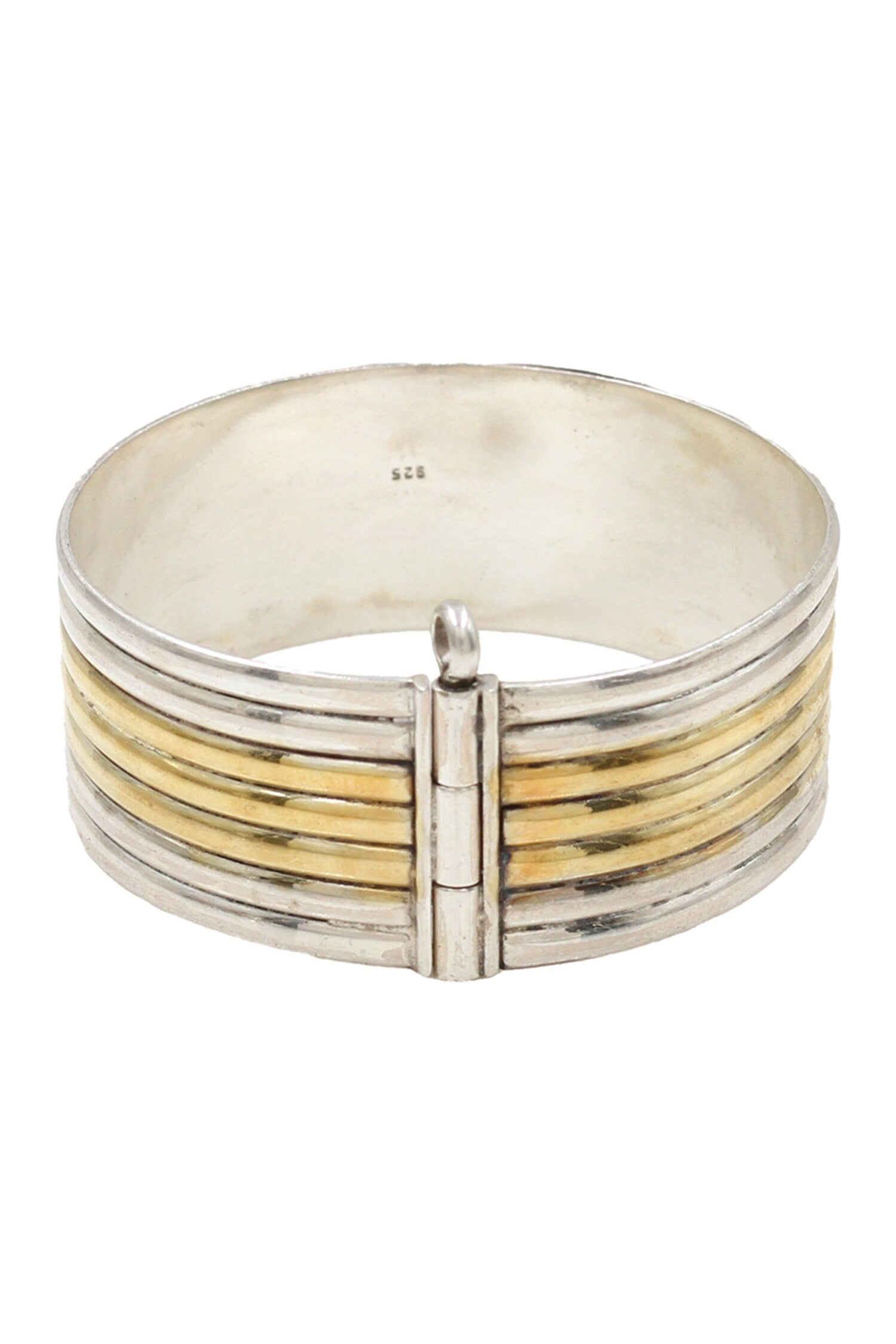 Gold Plated Silver Bangle 