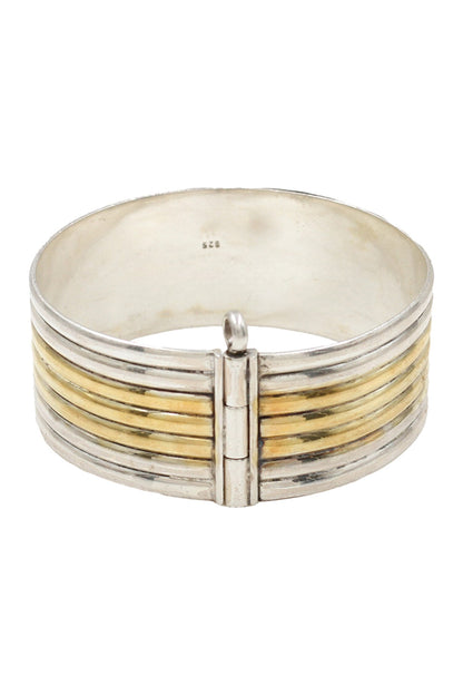 Gold Plated Silver Bangle 