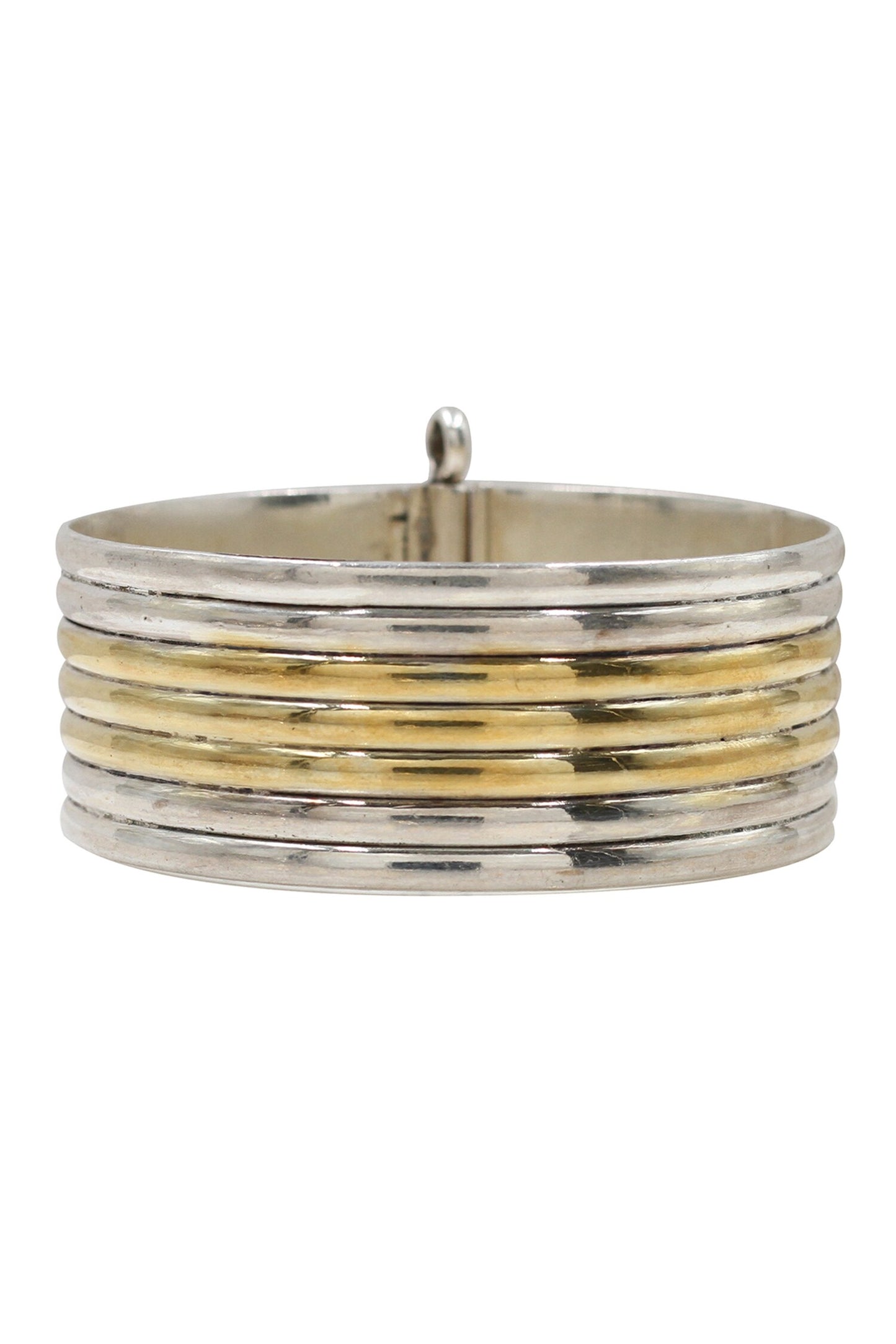 Gold Plated Silver Bangle 