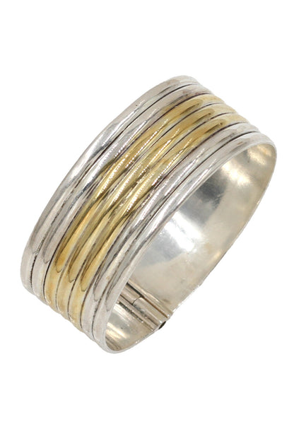 Gold Plated Silver Bangle 