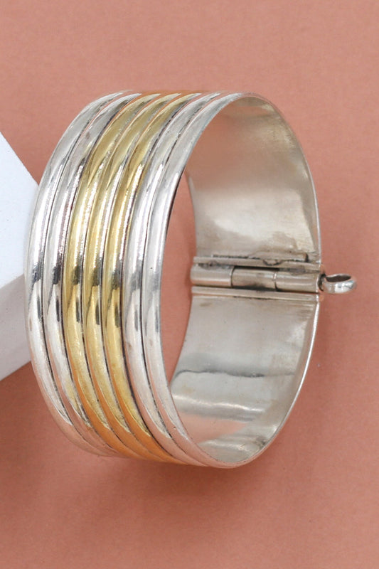 Gold Plated Silver Bangle 