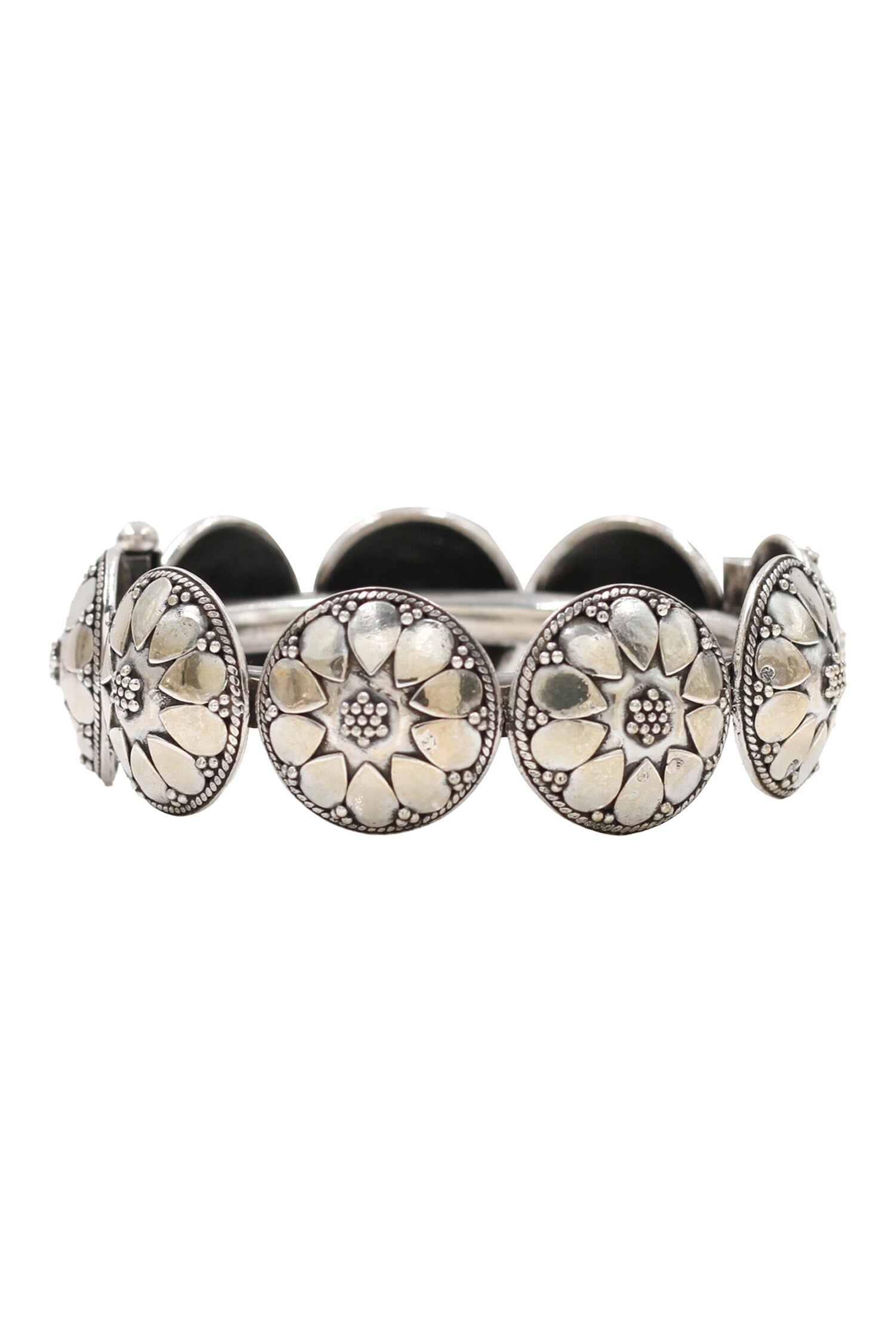 Designer Silver Bangle 