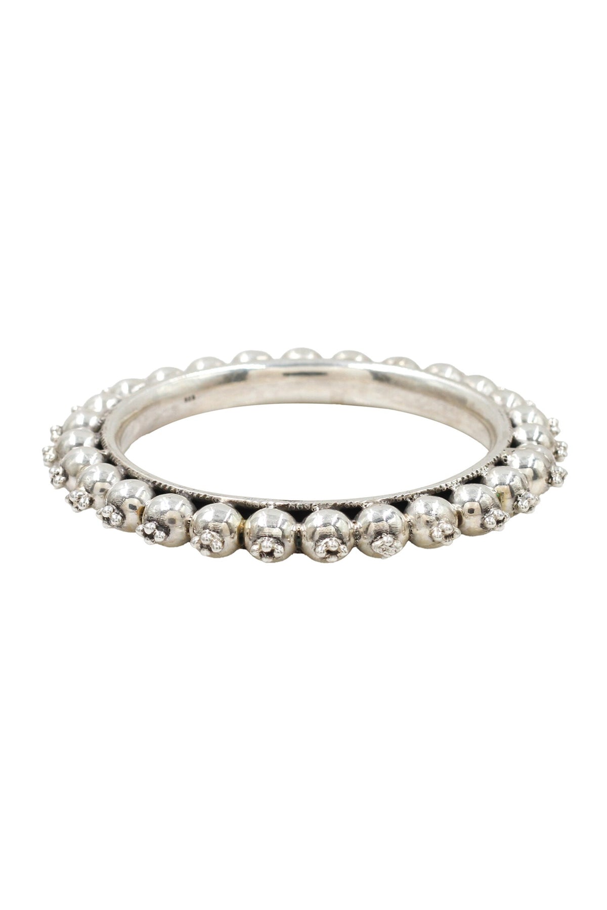 Designer Silver Handcrafted Bangle 