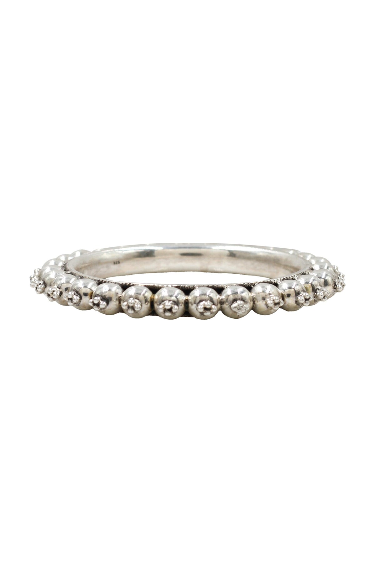 Designer Silver Handcrafted Bangle 