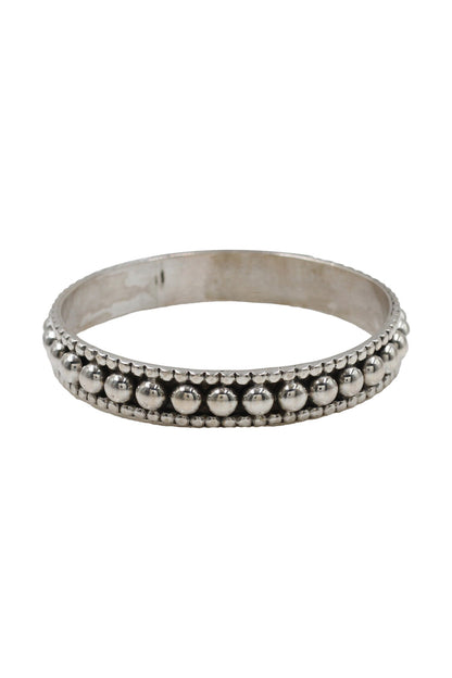 Designer Silver Handcrafted Bangle 