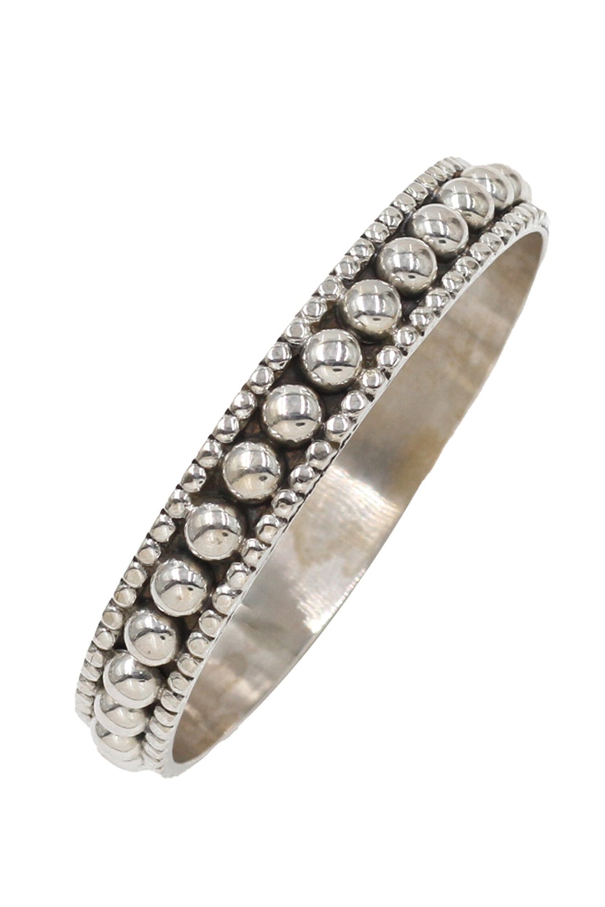 Designer Silver Handcrafted Bangle 
