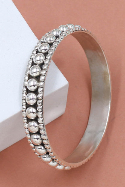 Designer Silver Handcrafted Bangle 