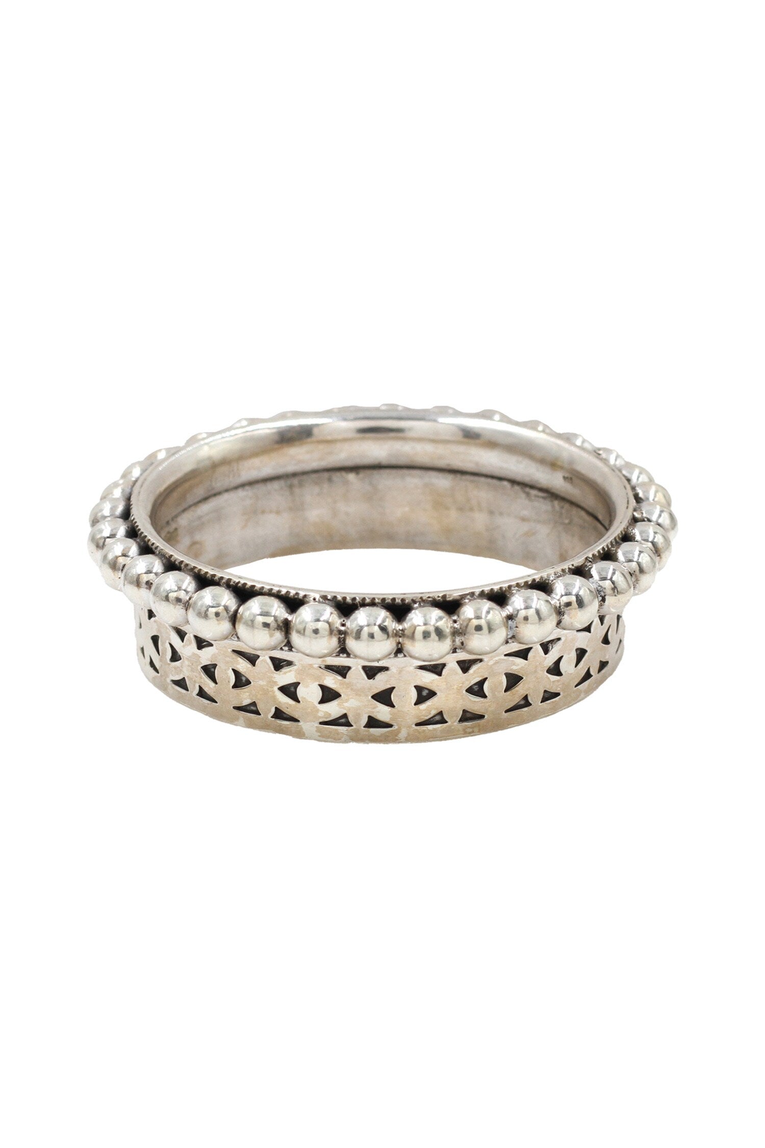 Designer Silver Handcrafted Bangle 