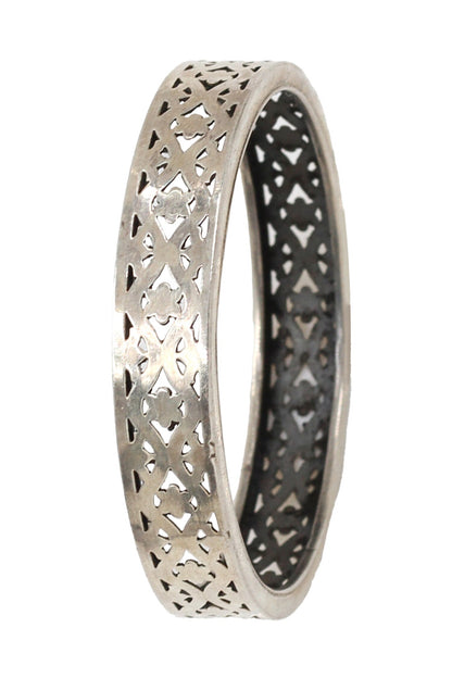 Designer Silver Bangle 