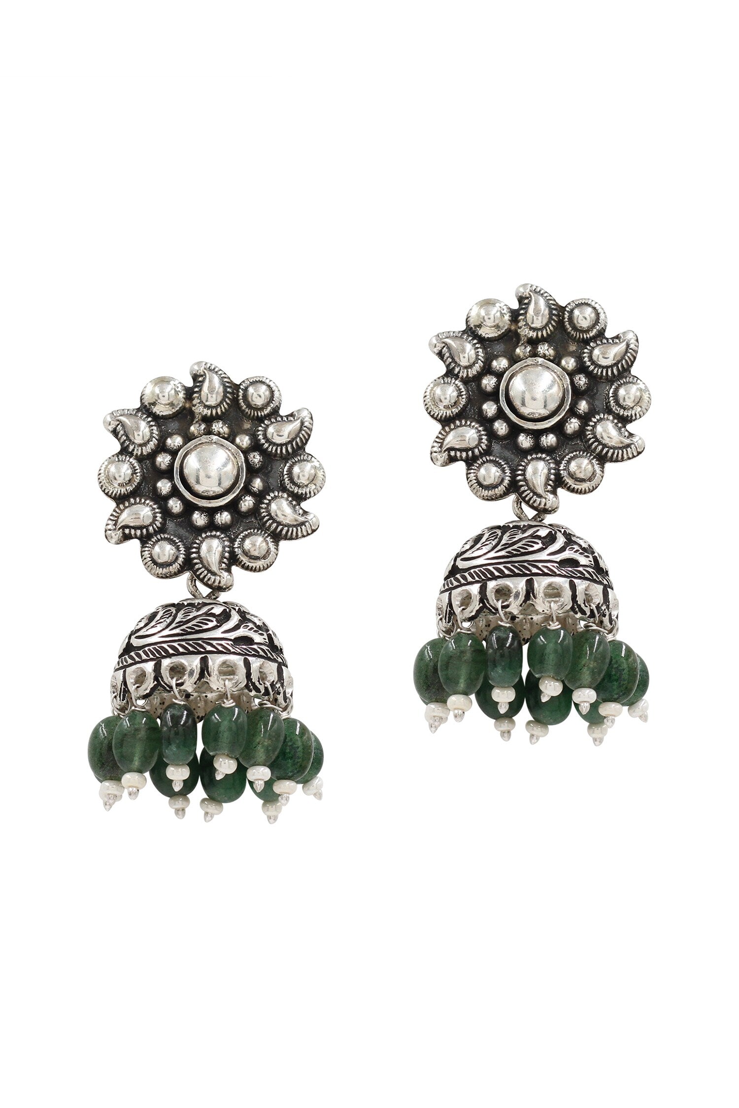 Designer Silver Earrings 