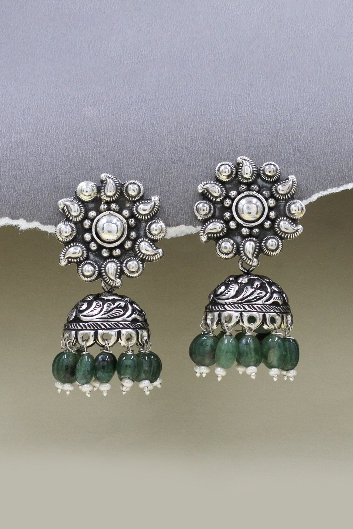 Designer Silver Earrings 