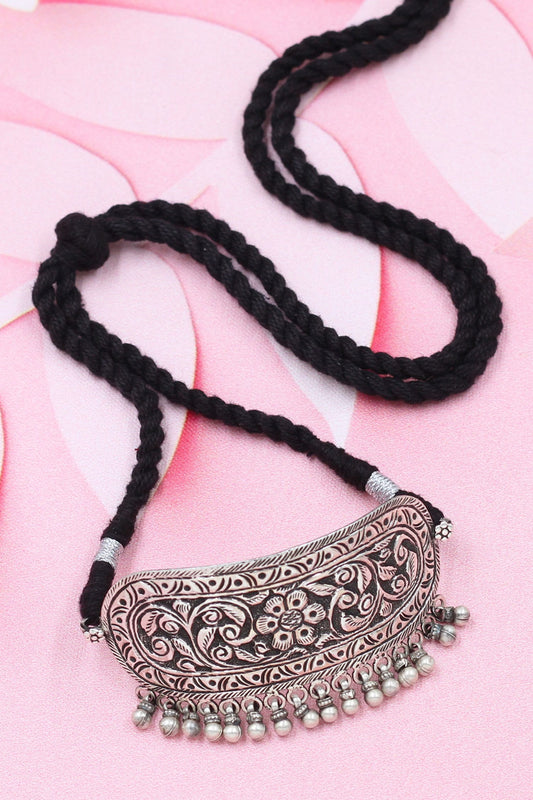 Designer Silver Handcrafted Choker 