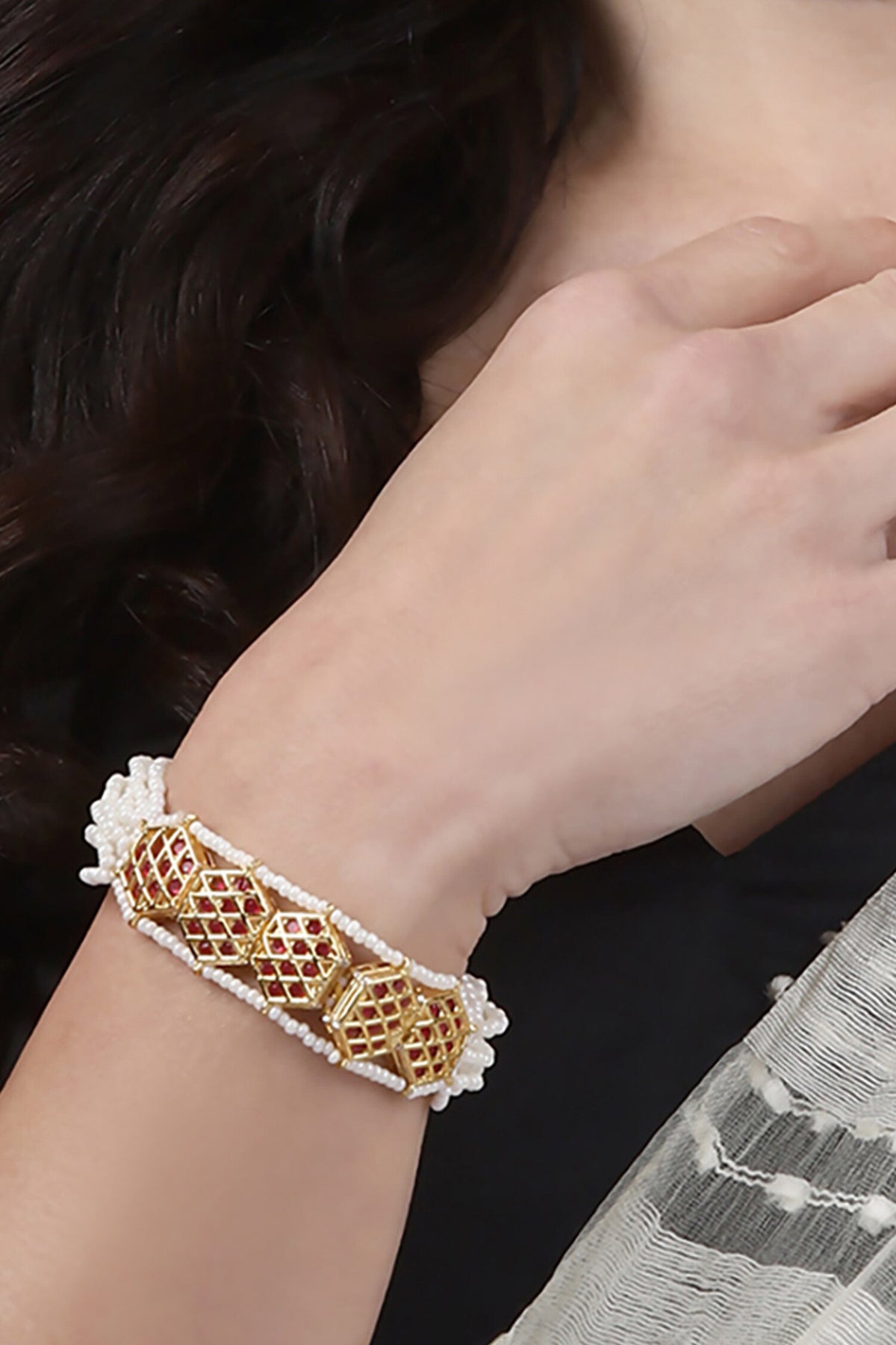 Gold-Plated Aangan Bracelet 