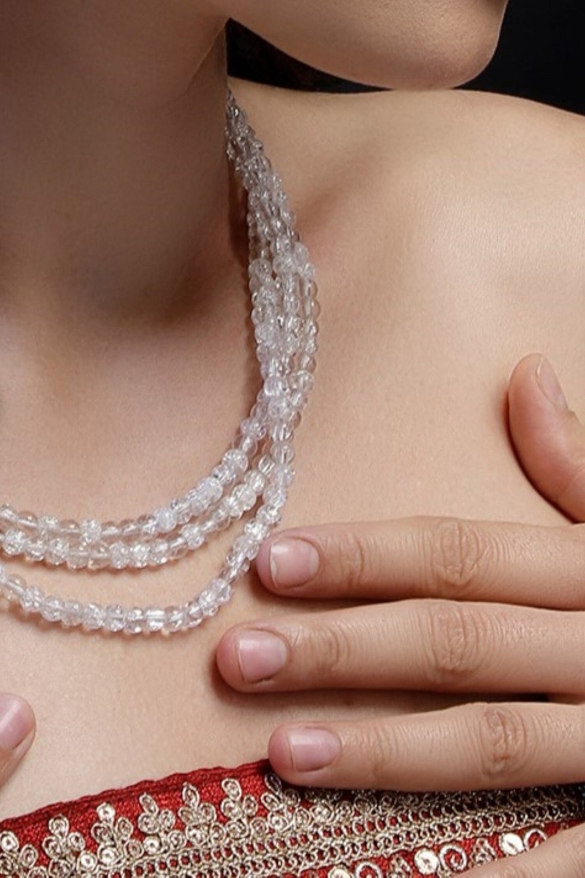 Gold-Plated Layered Necklace 