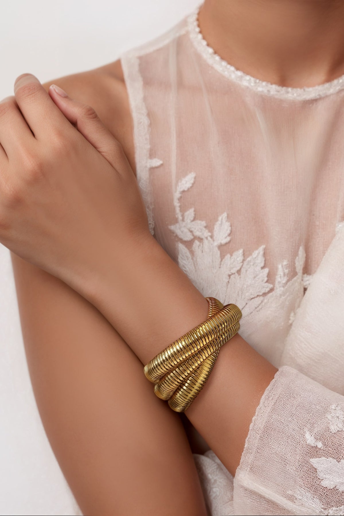 Gold Hand Made Bracelet 