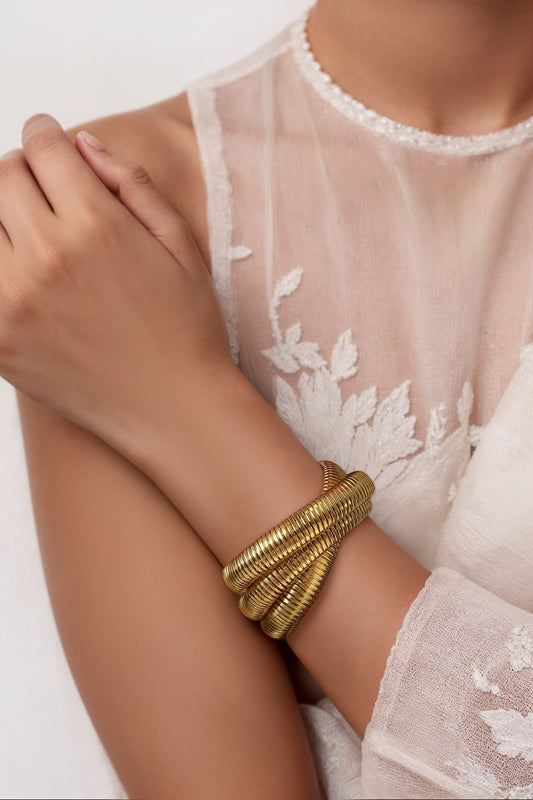 Gold Hand Made Bracelet 