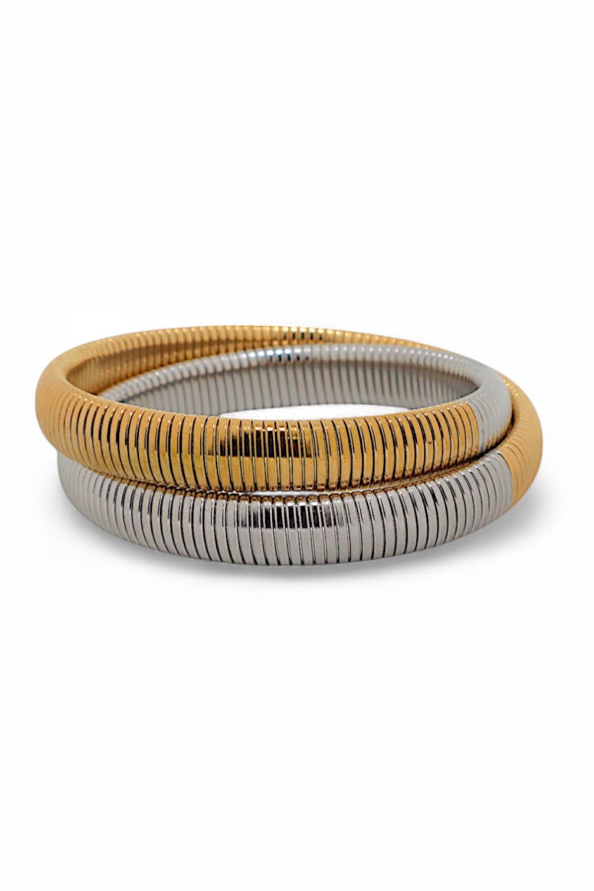 Two Tone Tarnish Free Bracelet 