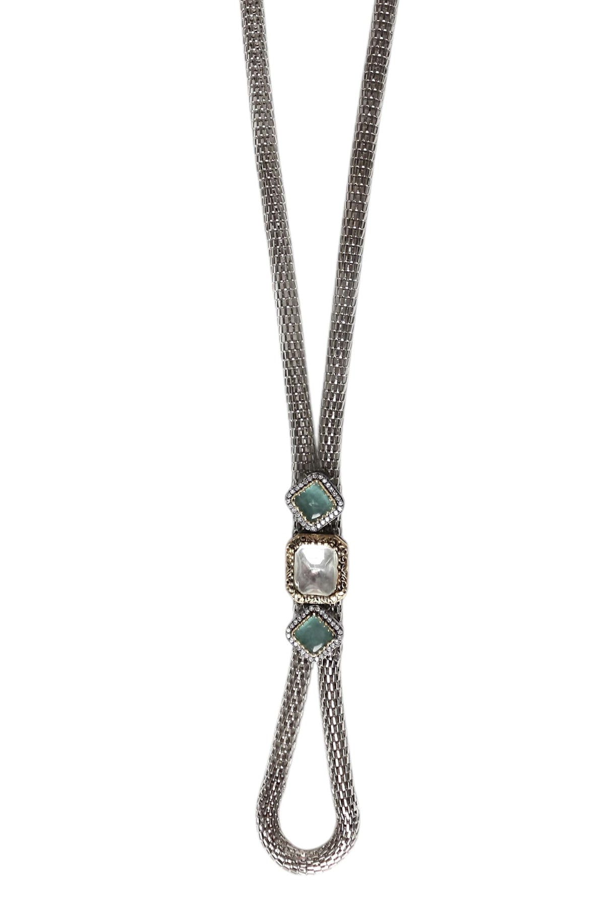 Antique Finish Kundan Polki Necklace 