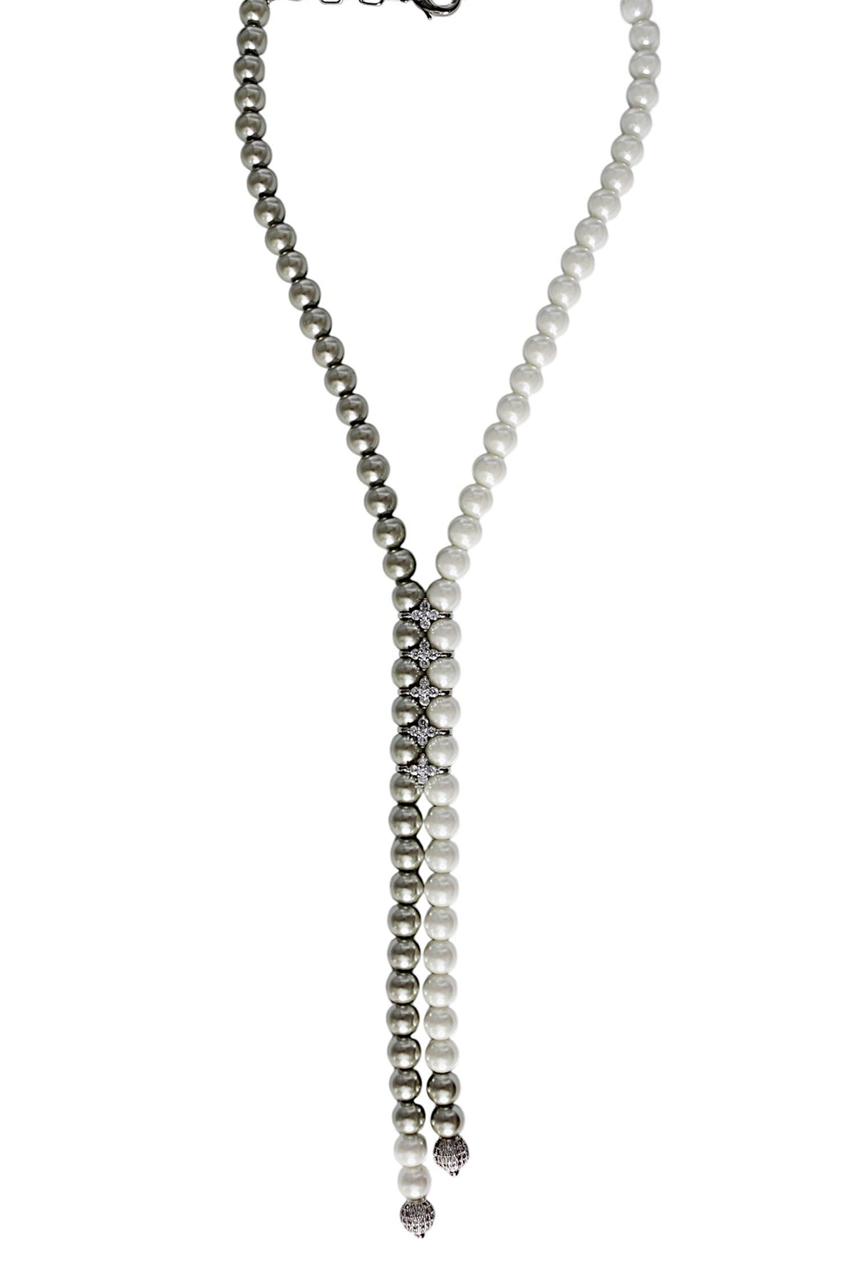 Grey Shell Pearl Designer Necklace 
