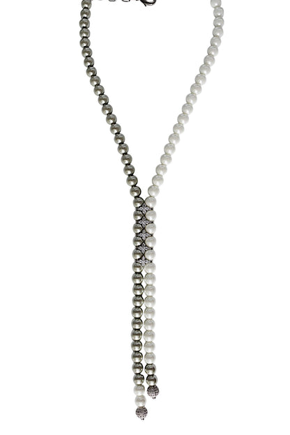 Grey Shell Pearl Designer Necklace 